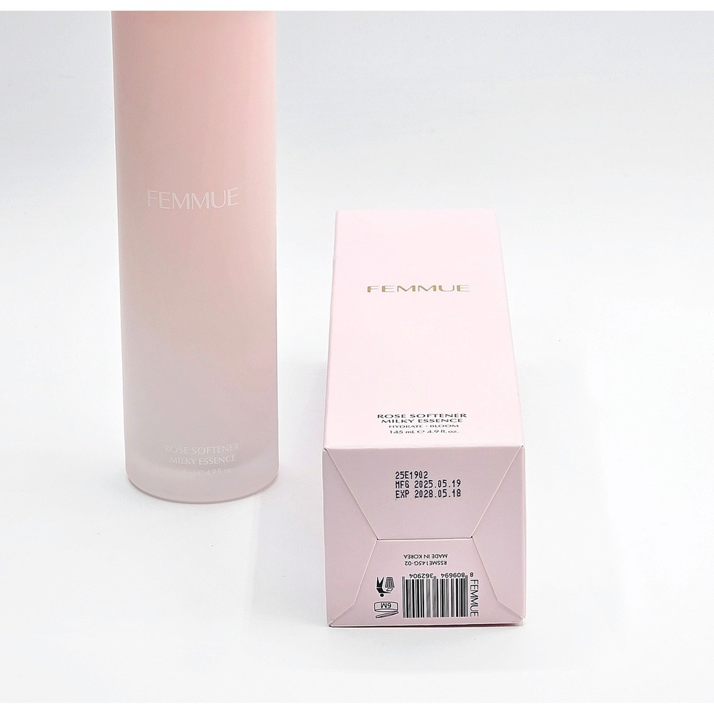 Femmue Rose Softener Milky Essence Hydrate Bloom 145ml 4.9oz - Picture 5 of 5